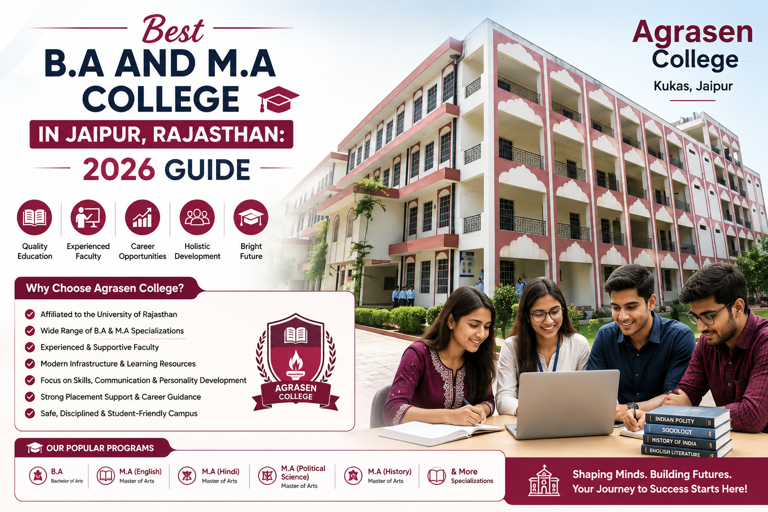 Best B.A and M.A college in jaipur , Rajasthan