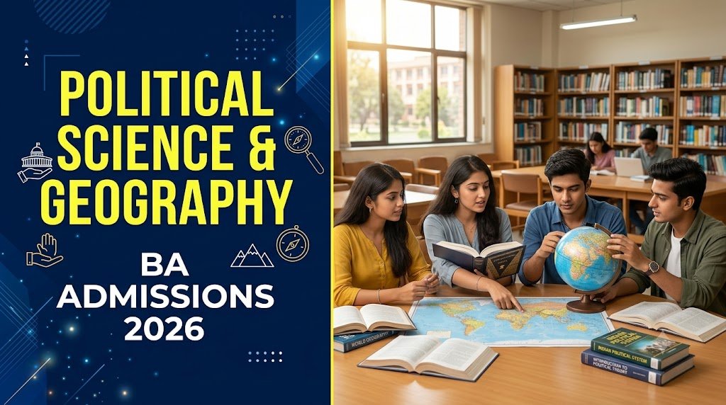 Top colleges for BA Political Science and Geography in Rajasthan