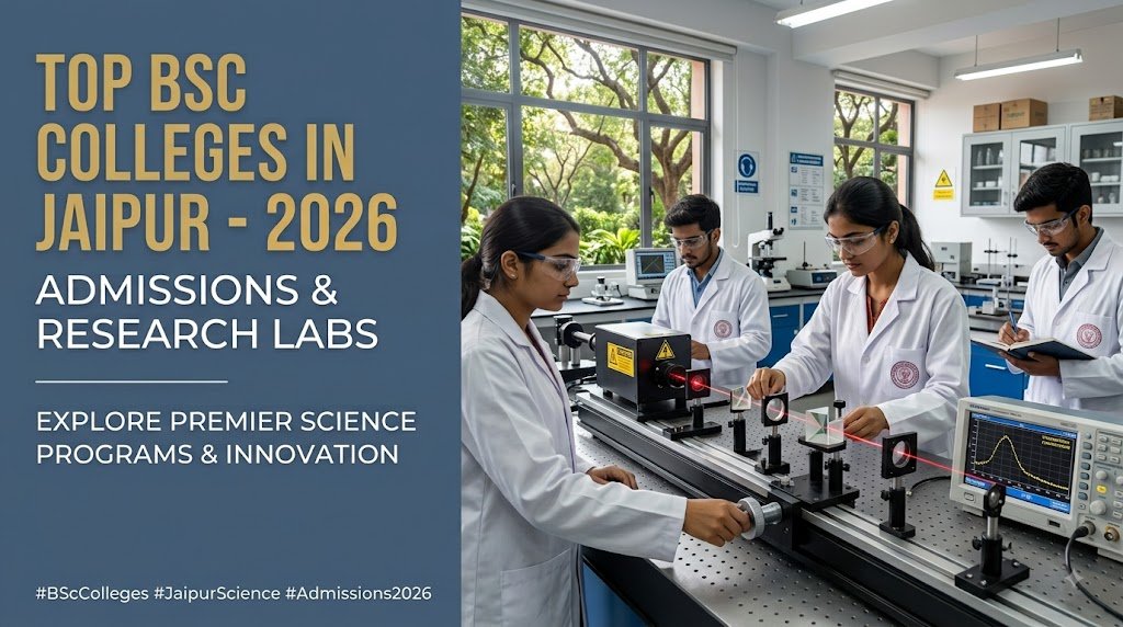 Top BSc Colleges in Jaipur 2026 Ranking Fees Admission Placement students in Agrasen College lab