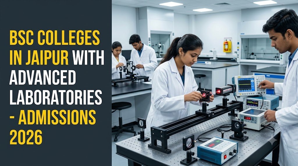 BSc colleges in Jaipur with advanced laboratories practical physics and chemistry lab at Agrasen College